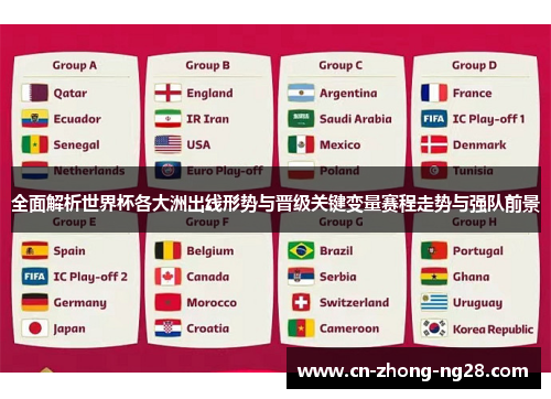 全面解析世界杯各大洲出线形势与晋级关键变量赛程走势与强队前景